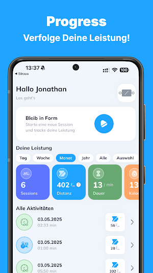 SwimLoop Screenshot 2