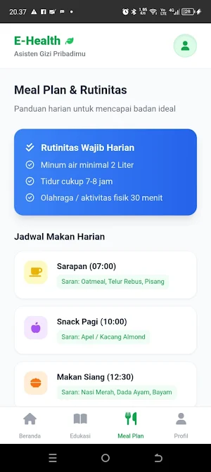 E-Health Screenshot 1