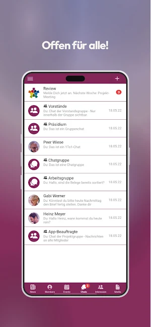 Netzwerk Dritte Orte Screenshot 3