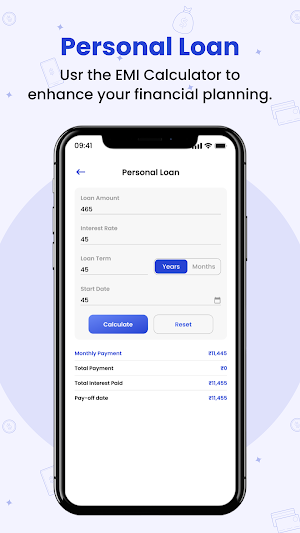LoanEasy - EMI Loan Calculator Screenshot 3