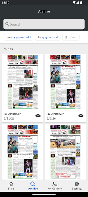 The Lakeland Sun Screenshot 1
