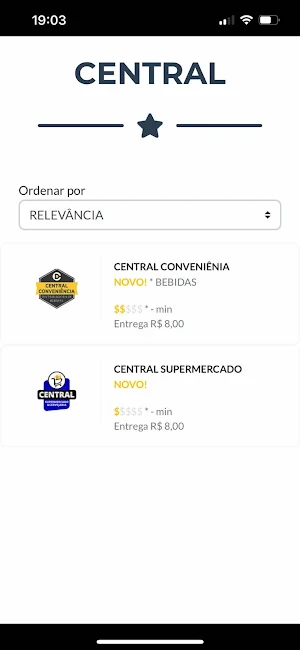 Lojas Central Screenshot 1