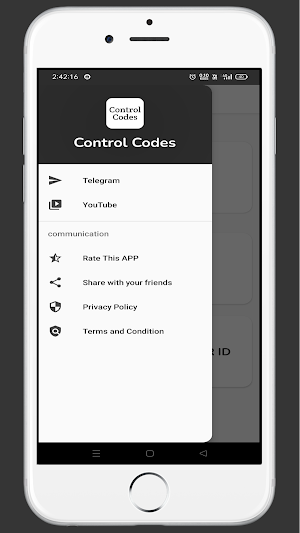Control Codes Screenshot 0