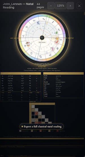 Classical Astronomy Astrology Screenshot 0