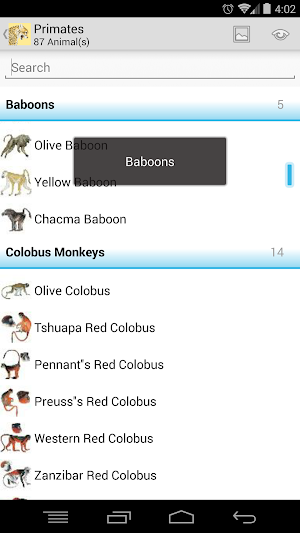 Kingdon Guide: African Mammals Screenshot 1