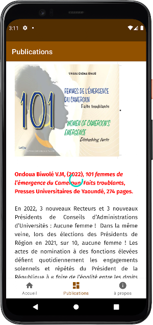 Pr Viviane ONDOUA BIWOLE Screenshot 1