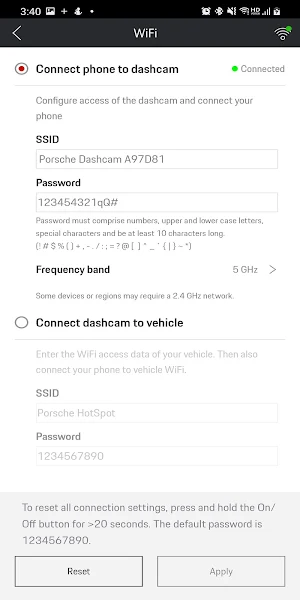 Porsche dashcam Screenshot 1