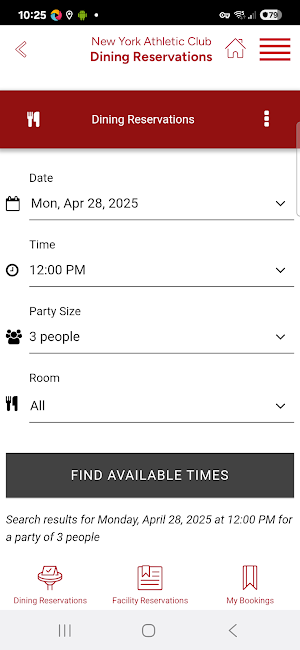The New York Athletic Club Screenshot 2
