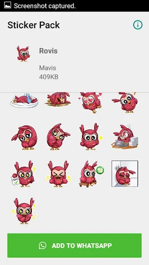 Mavis Sticker Pack (WAStickerApps) Screenshot 1