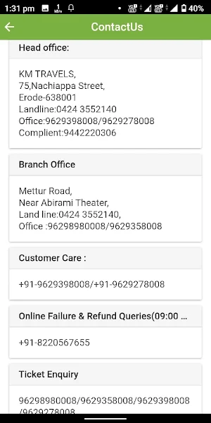 KM Travels Screenshot 3