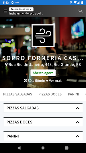 Sopro Forneria Screenshot 0