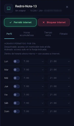 NETXO - Control de Red Screenshot 2