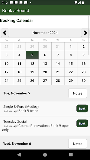 Mackay Golf Club Screenshot 2