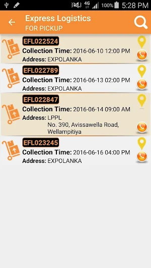 Express Logistics Screenshot 1