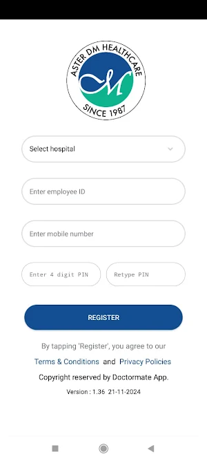 Aster Doctormate Screenshot 1