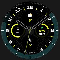 Night 25A - Analog Watch Face