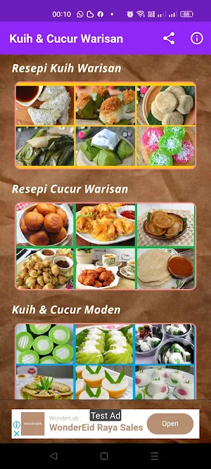 Resepi Kuih & Cucur Warisan Screenshot 0
