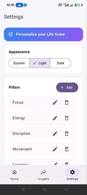 Life Score Screenshot 0