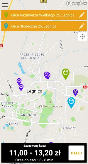 Taxi Lider Legnica Screenshot 1