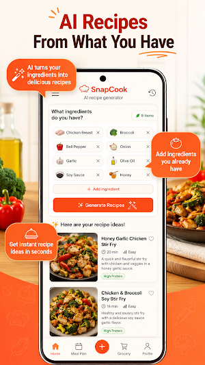 AI recipe generator: Food & Dr Screenshot 2