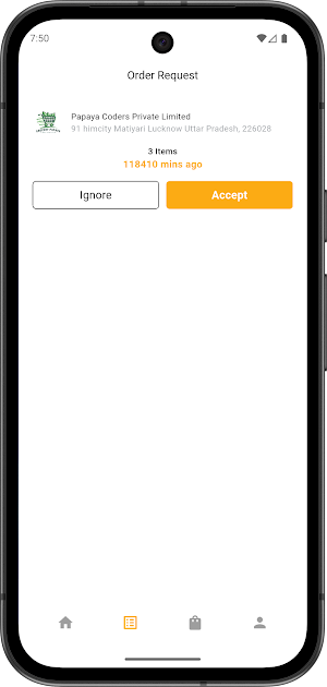 Grocery Delivery Screenshot 1