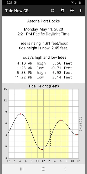 Tide Now CR Screenshot 1