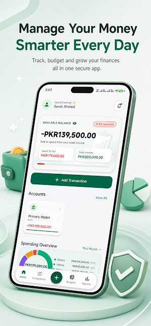 Smart Expense & Budget Tracker Screenshot 0