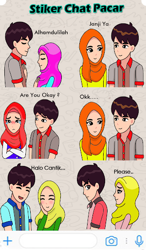 Sticker Chat Pacar - WaStickersApp Screenshot 1