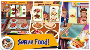 Crazy Cooking🍟🍕 Chef Craze Kitchen Cooking Game Screenshot 1
