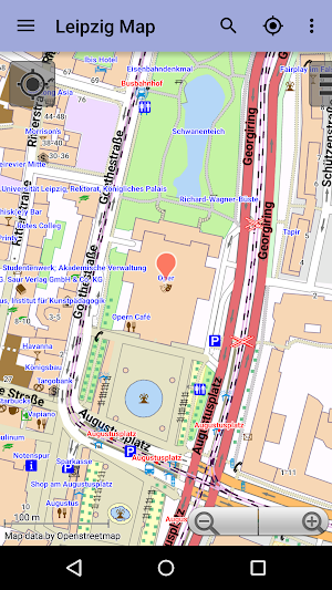 Leipzig Offline City Map Lite Screenshot 2