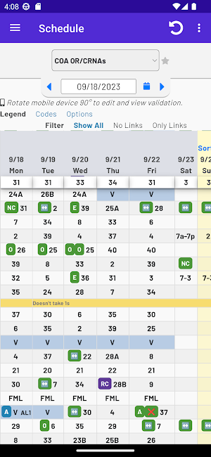 myStaffSchedule Screenshot 1