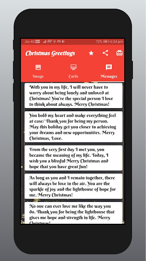 Christmas Greetings Screenshot 2