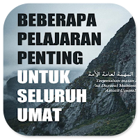 Pelajaran Penting Untuk Umat