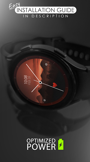 Love minimal watch face Screenshot 1