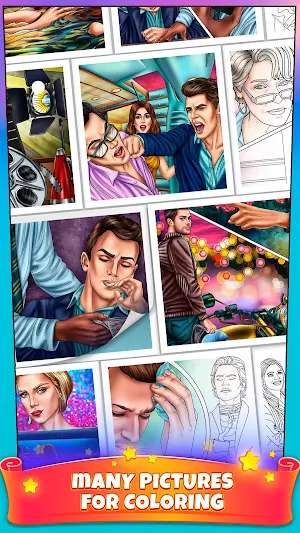 Color By Number Secrets - Coloring Book Stories Screenshot 0