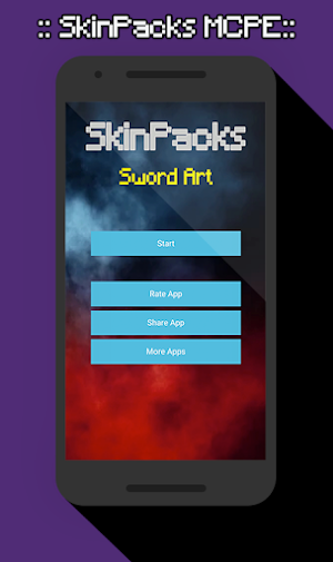 SkinPacks Sword Art for Minecraft Screenshot 0