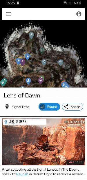 MapGenie: Horizon FW Map Screenshot 2