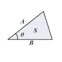 An area of a triangle calculat