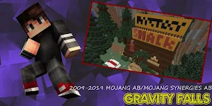 Map Gravity Falls: Blocks City Screenshot 1