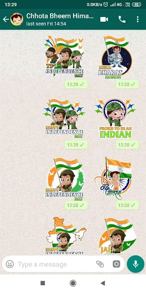 Chhota Bheem WAStickers Screenshot 2