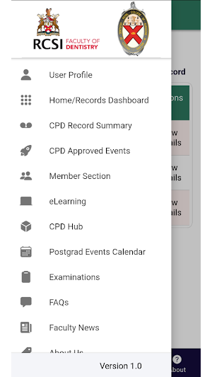 Faculty of Dentistry, RCSI CPD Screenshot 0