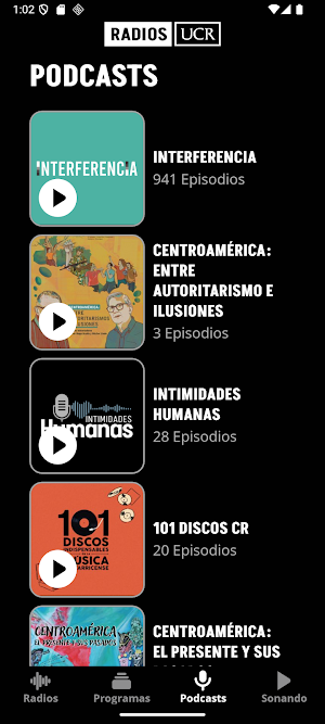 Radios UCR Screenshot 2