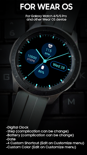 Thin 2 - Analog watch face Screenshot 0