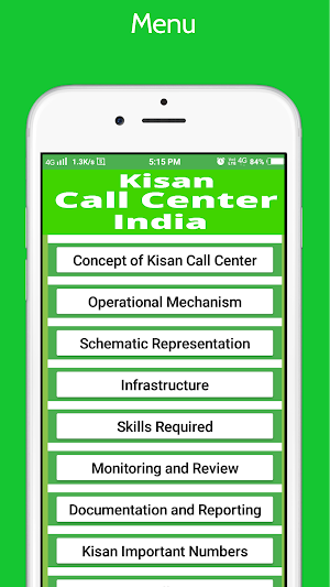 Kisan Call Center info India Screenshot 2