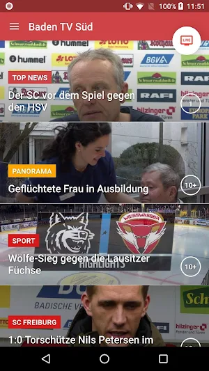 Baden TV Süd Screenshot 0