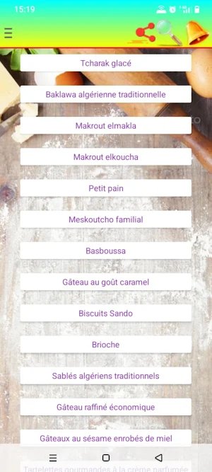 Gâteaux Algériens Faciles Screenshot 1