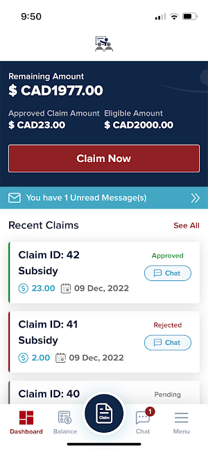 MySubsidy Screenshot 1