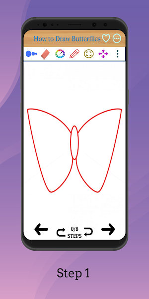 Learn How to Draw Butterfly Screenshot 2