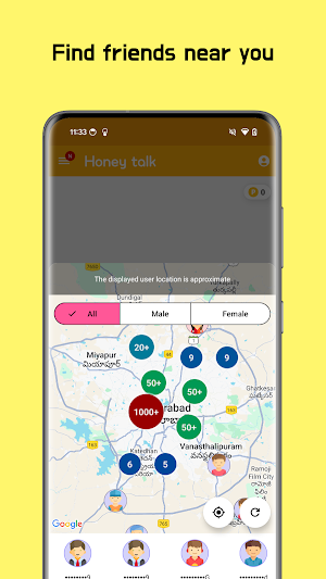 Honey Talk - Random Chat Screenshot 1
