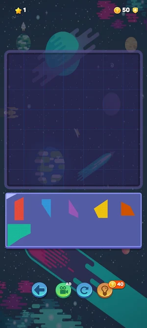 Tangram puzzles - PolyBlocks Screenshot 1